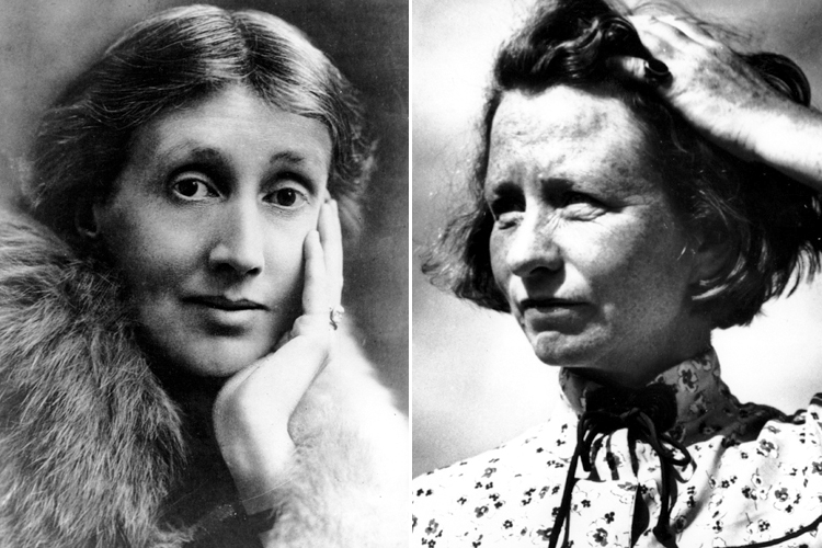 Virginia Woolf, Edna St. Vincent Millay (AP)