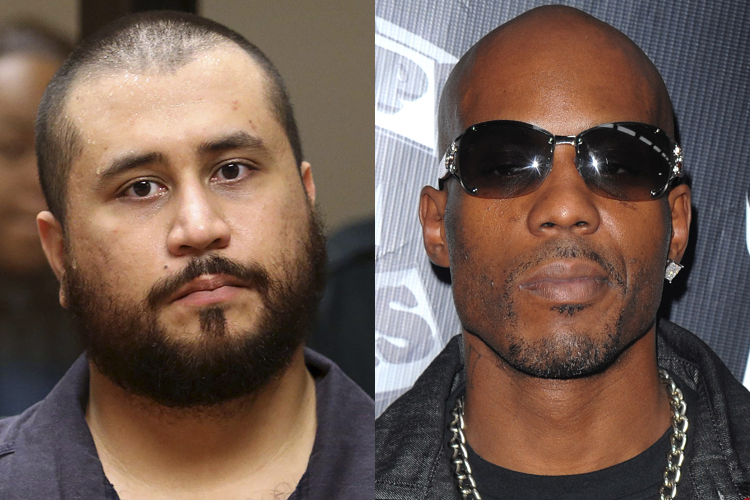 George Zimmerman, DMX (Reuters/Joe Burbank/AP/Peter Kramer)