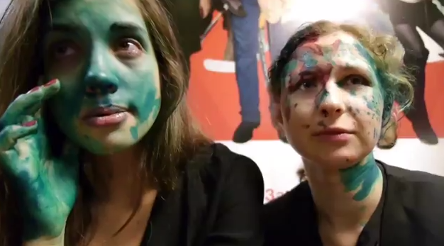 Maria Alyokhina and Nadezhda Tolokonnikova (YouTube)