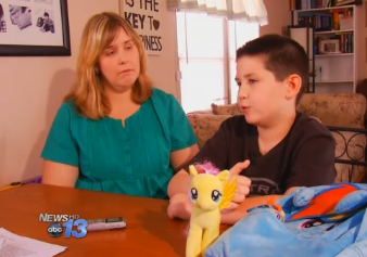 Noreen and Grayson Bruce (WLOS)