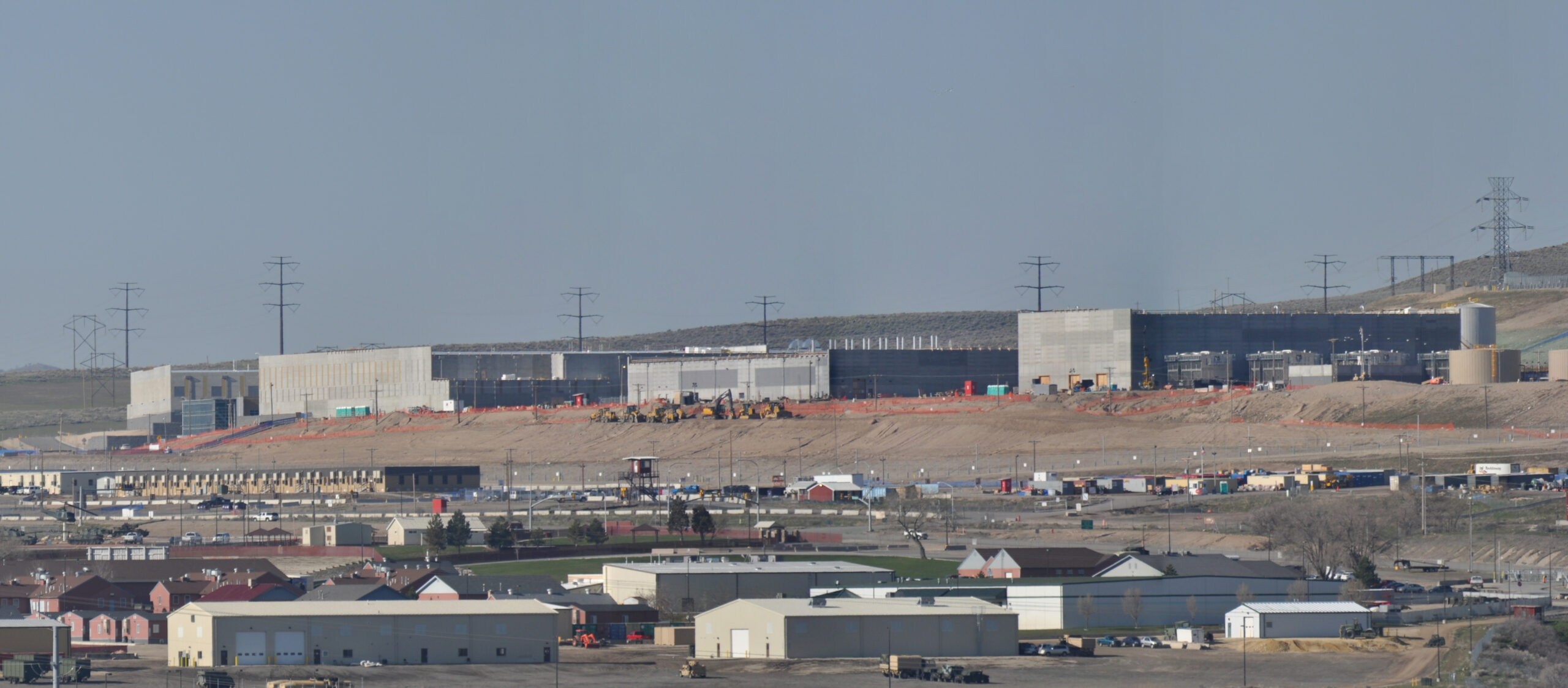 The Utah Data Center located in Bluffdale, Utah (Swilsonmc/Wikimedia Commons)