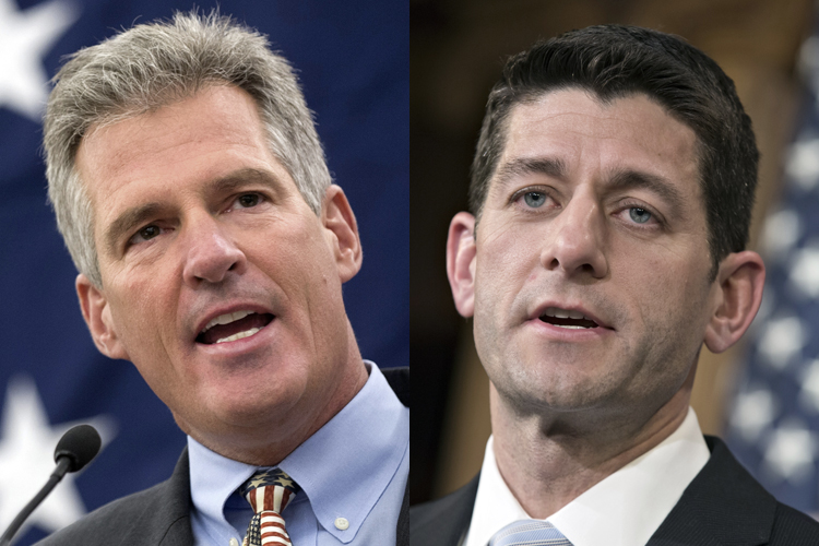 Scott Brown, Paul Ryan (Reuters/Gretchen Ertl/AP/J. Scott Applewhite)