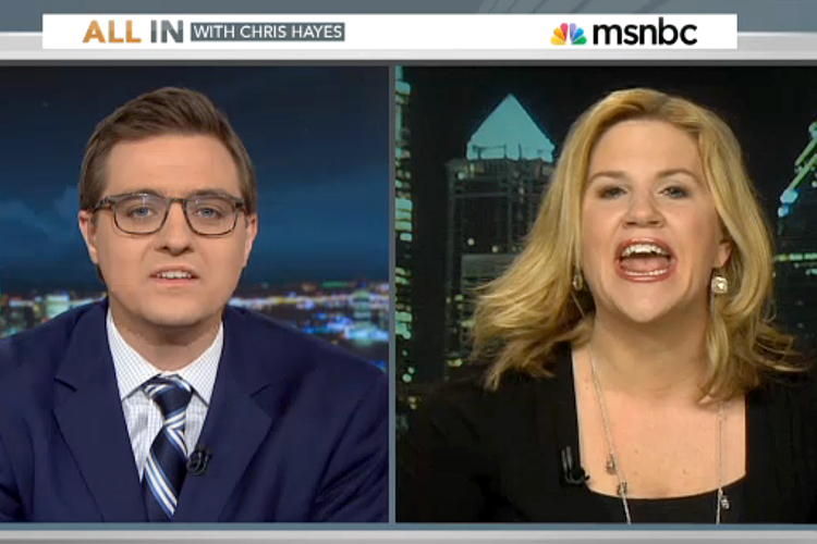 Chris Hayes, Jennifer Stefano (MSNBC)