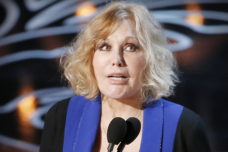 Kim Novak at the 86th Academy Awards, March 2, 2014. (Reuters/Lucy Nicholson)