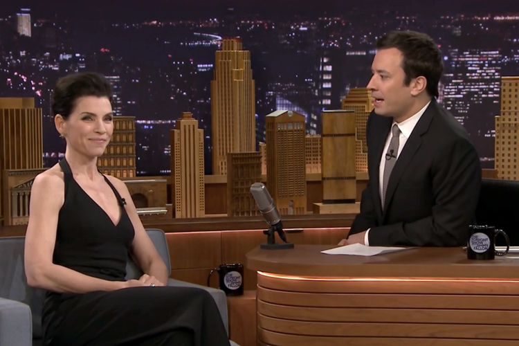 Julianna Margulies on "The Tonight Show with Jimmy Fallon" (NBC)