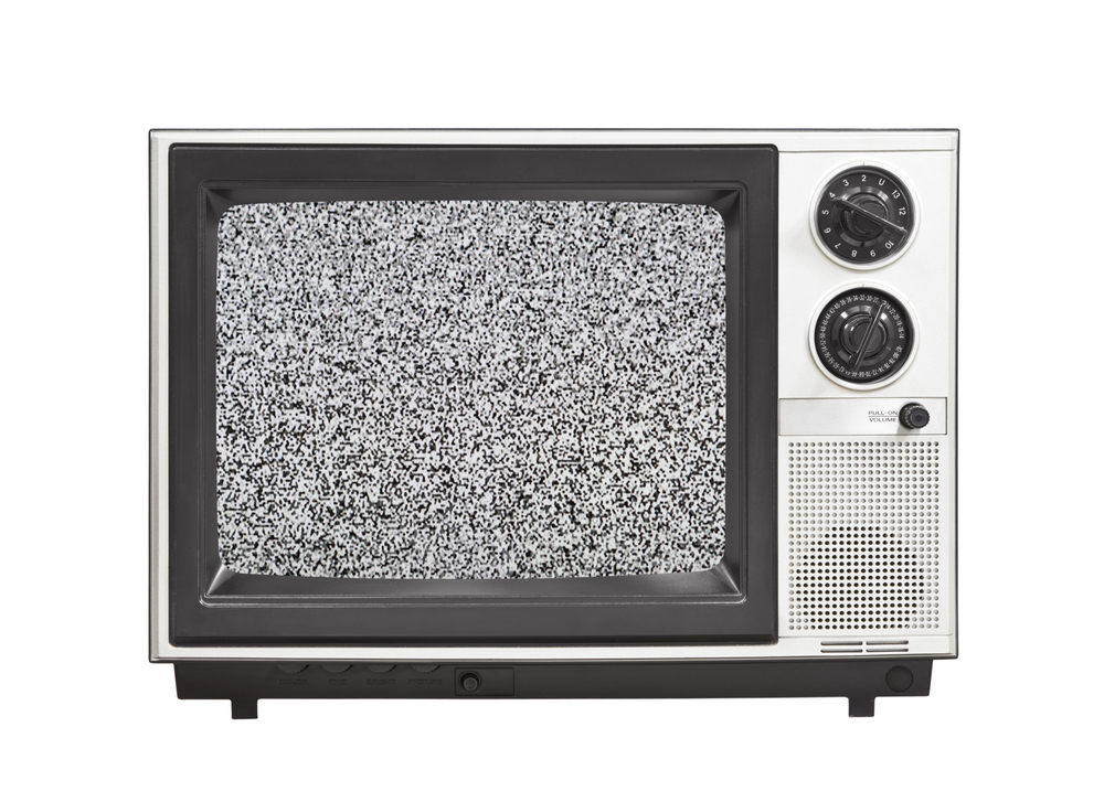 (<a href='http://www.shutterstock.com/gallery-306199p1.html?searchterm=television%20set%20static'>  trekandshoot </a> via <a href='http://www.shutterstock.com/'>Shutterstock</a>)
