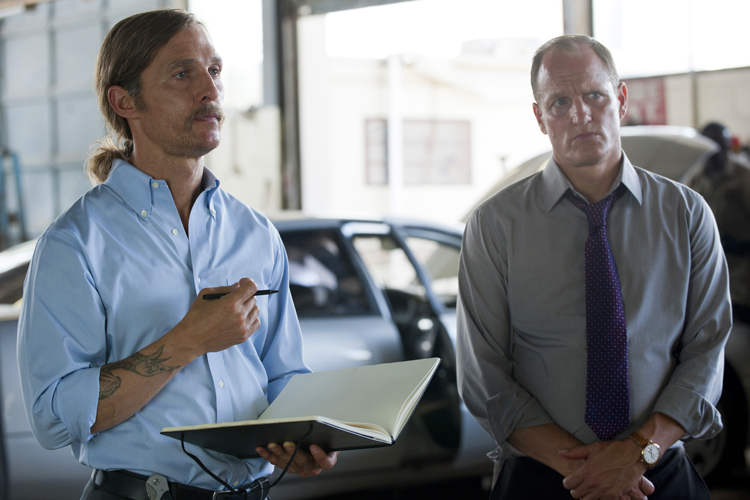 Matthew McConaughey and Woody Harrelson in "True Detective" (HBO/Lacey Terrell)
