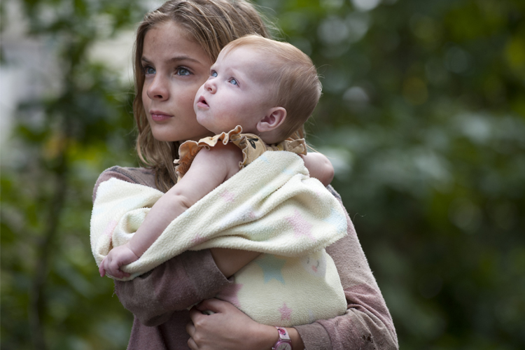 Brighton Sharbino in "The Walking Dead" (AMC/Gene Page)
