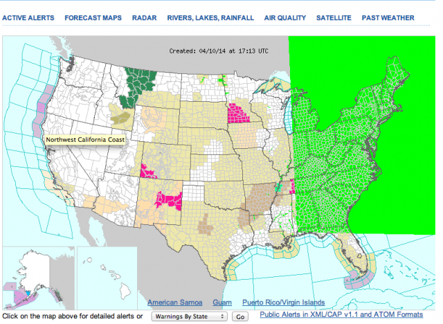 (Weather.gov)
