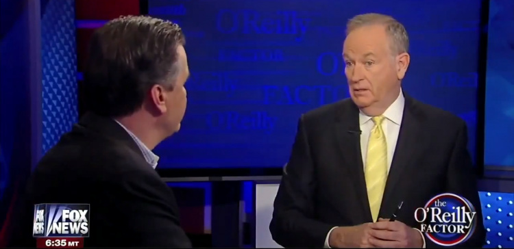 John Calipari and Bill O'Reilly (Screen shot, Fox News)