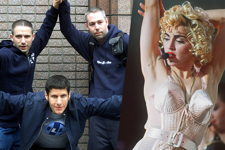 Beastie Boys, Madonna (Reuters/Richard Chung/AP)
