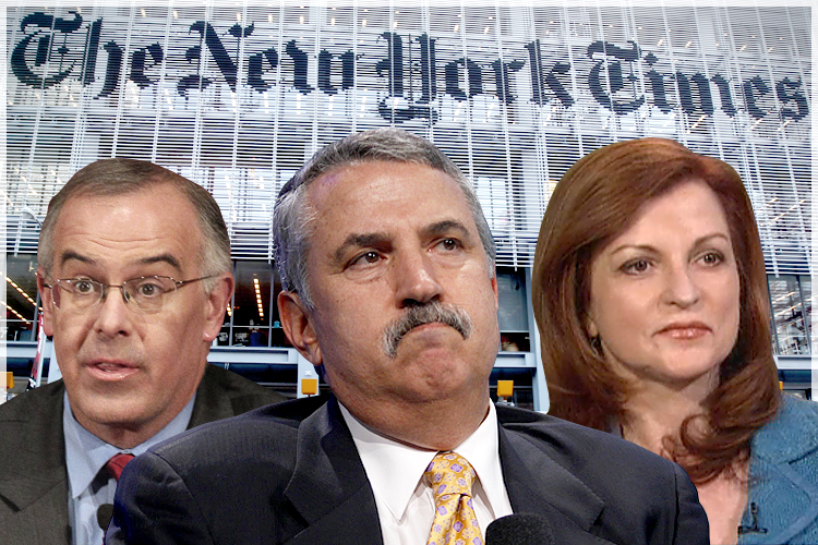 David Brooks, Thomas Friedman, Maureen Dowd (AP/Nam Y. Huh/Reuters/Lucas Jackson/NBC News/Salon)
