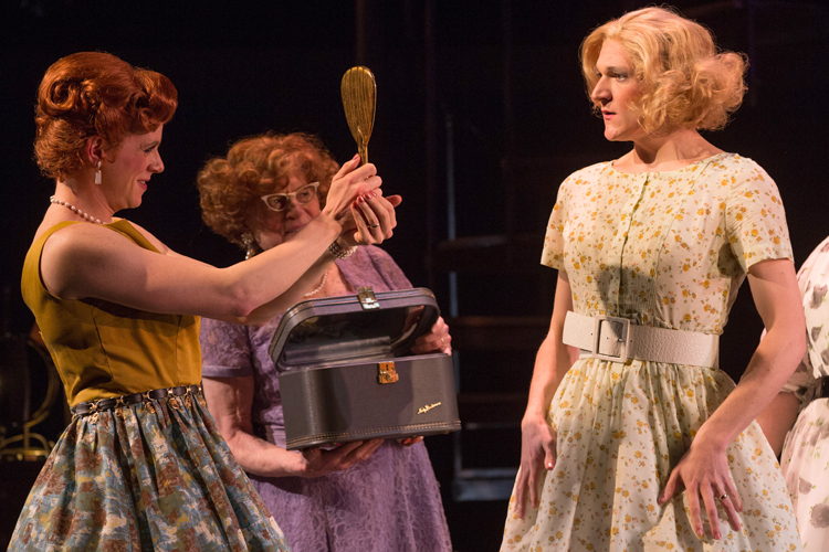 Nick Westrate, John Cullum, Gabriel Ebert in "Casa Valentina" (Matthew Murphy)