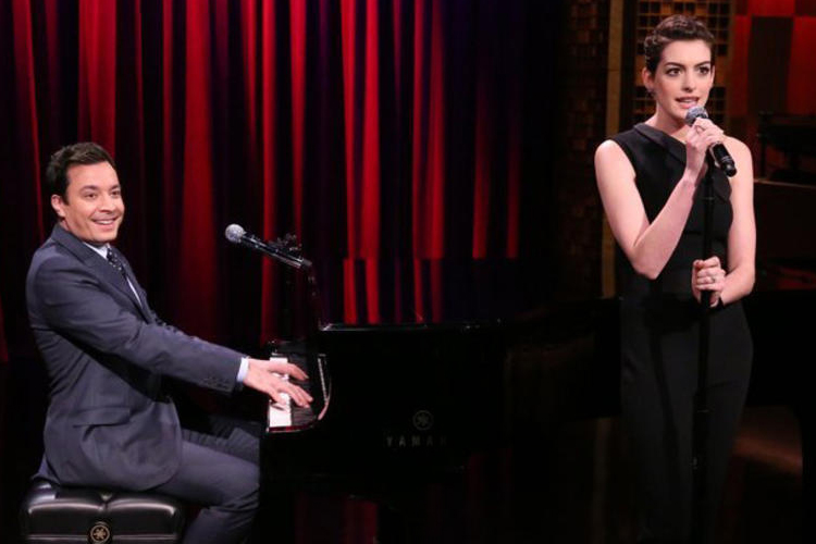 Jimmy Fallon, Anne Hathaway (NBC)