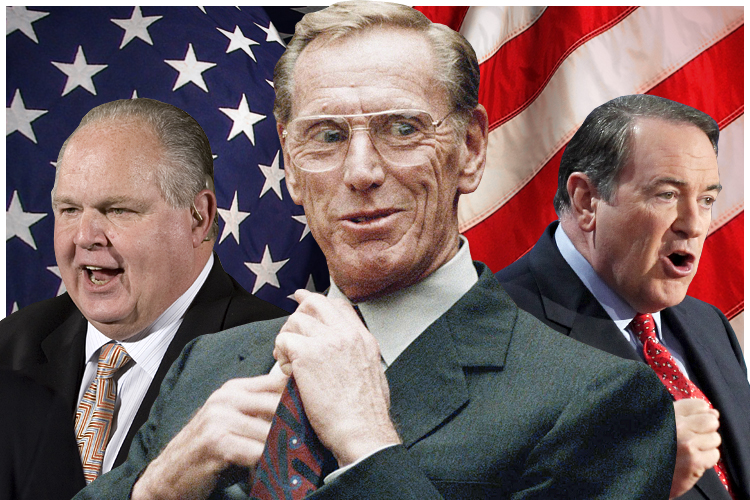 Rush Limbaugh, Charles Keating, Jr., Mike Huckabee (AP/J. Scott Applewhite/Nick Ut/Reuters/Joe Skipper/Salon)