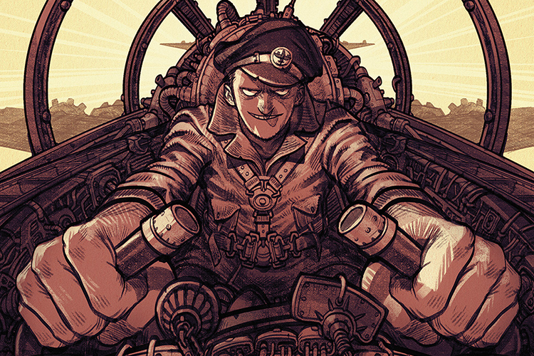 Promotional artwork for "Luftrausers" (Vlambeer/luftrausers.com)