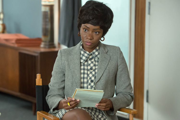 Teyonah Parris as Dawn Chambers on "Mad Men" (AMC/Jordin Althaus)