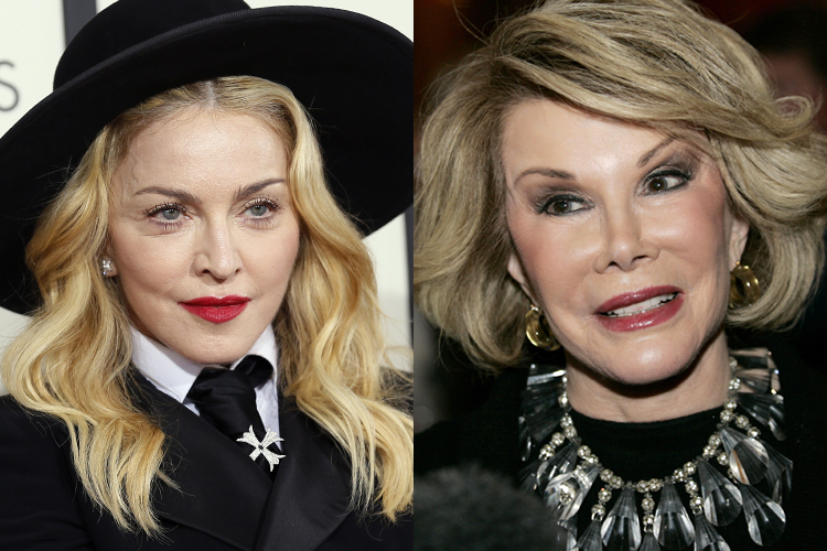 Madonna, Joan Rivers (Reuters/Danny Moloshok/Molly Riley)