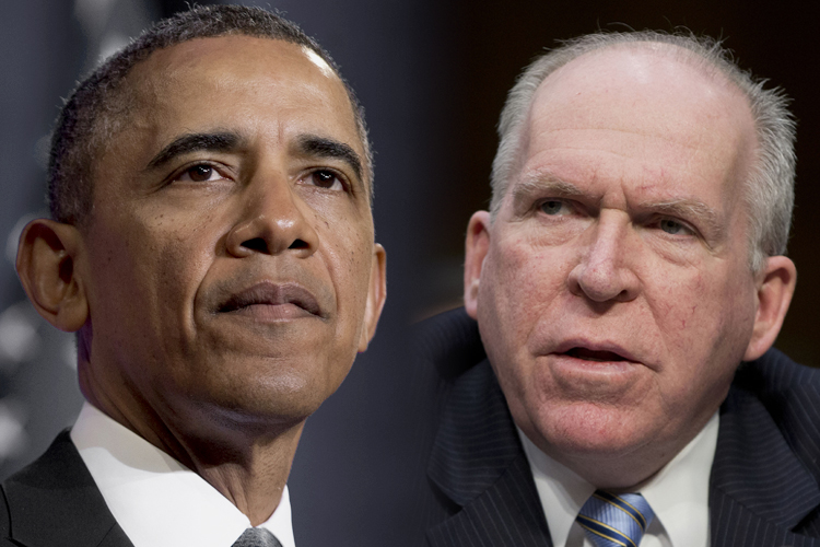 Barack Obama, John Brennan (AP/Carolyn Kaster/Pablo Martinez Monsivais)