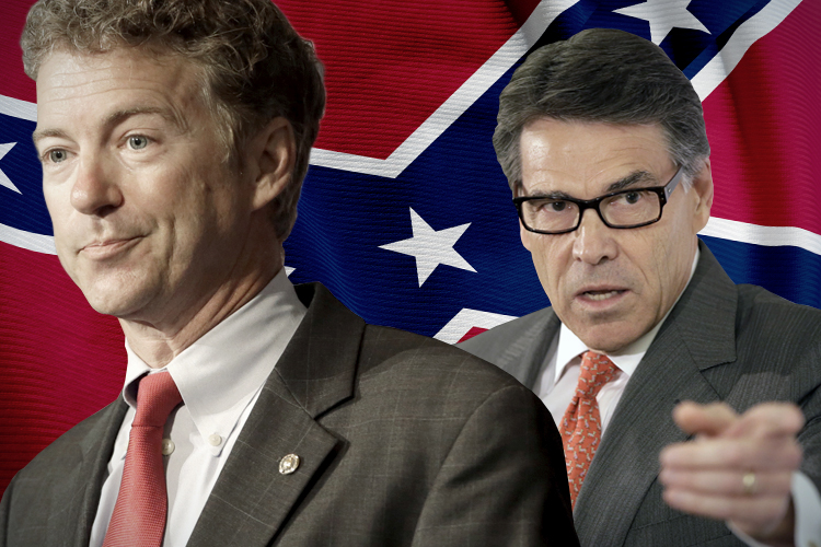 Rand Paul, Rick Perry (AP/Reed Saxon/Salon)