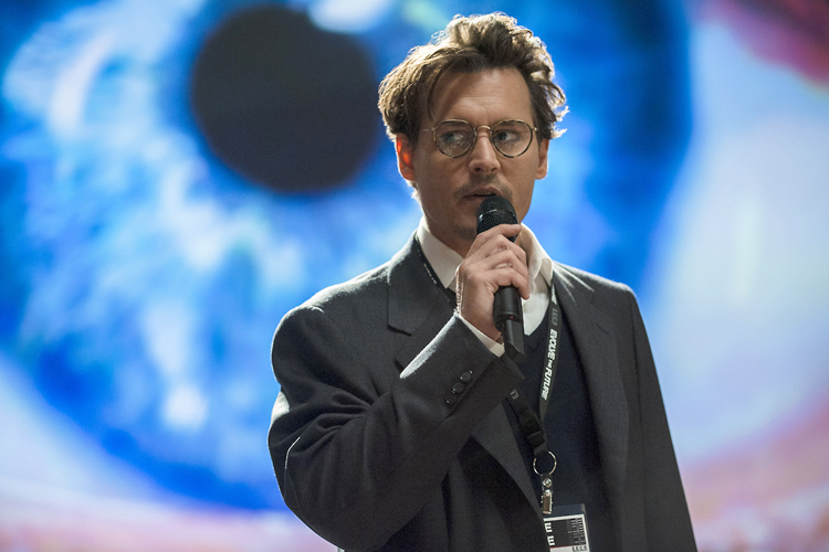 Johnny Depp in "Transcendence" (Alcon Entertainment/Peter Mountain)