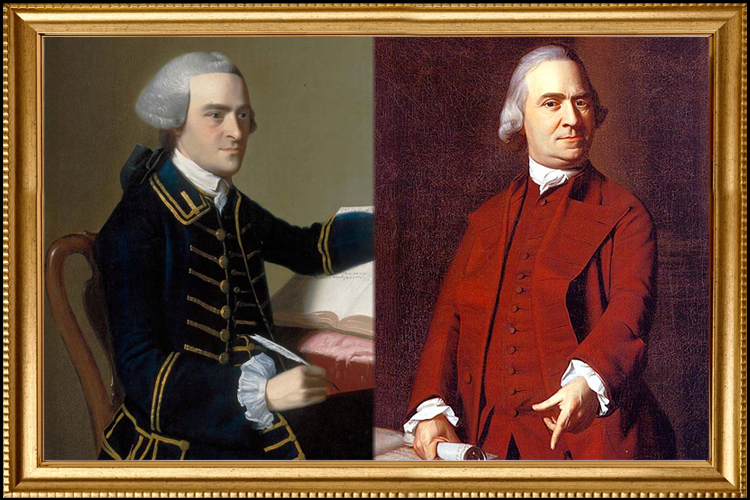 John Hancock, Samuel Adams (Wikimedia/Salon)