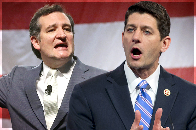 Ted Cruz, Paul Ryan (AP/Rick Bowmer/Manuel Balce Ceneta/Photo collage by Salon)