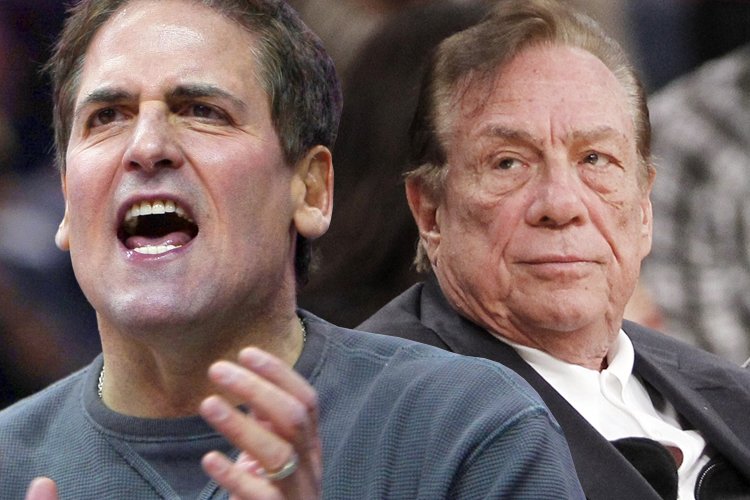 Mark Cuban, Donald Sterling (AP/Tony Dejak/Danny Moloshok/photo collage by Salon)