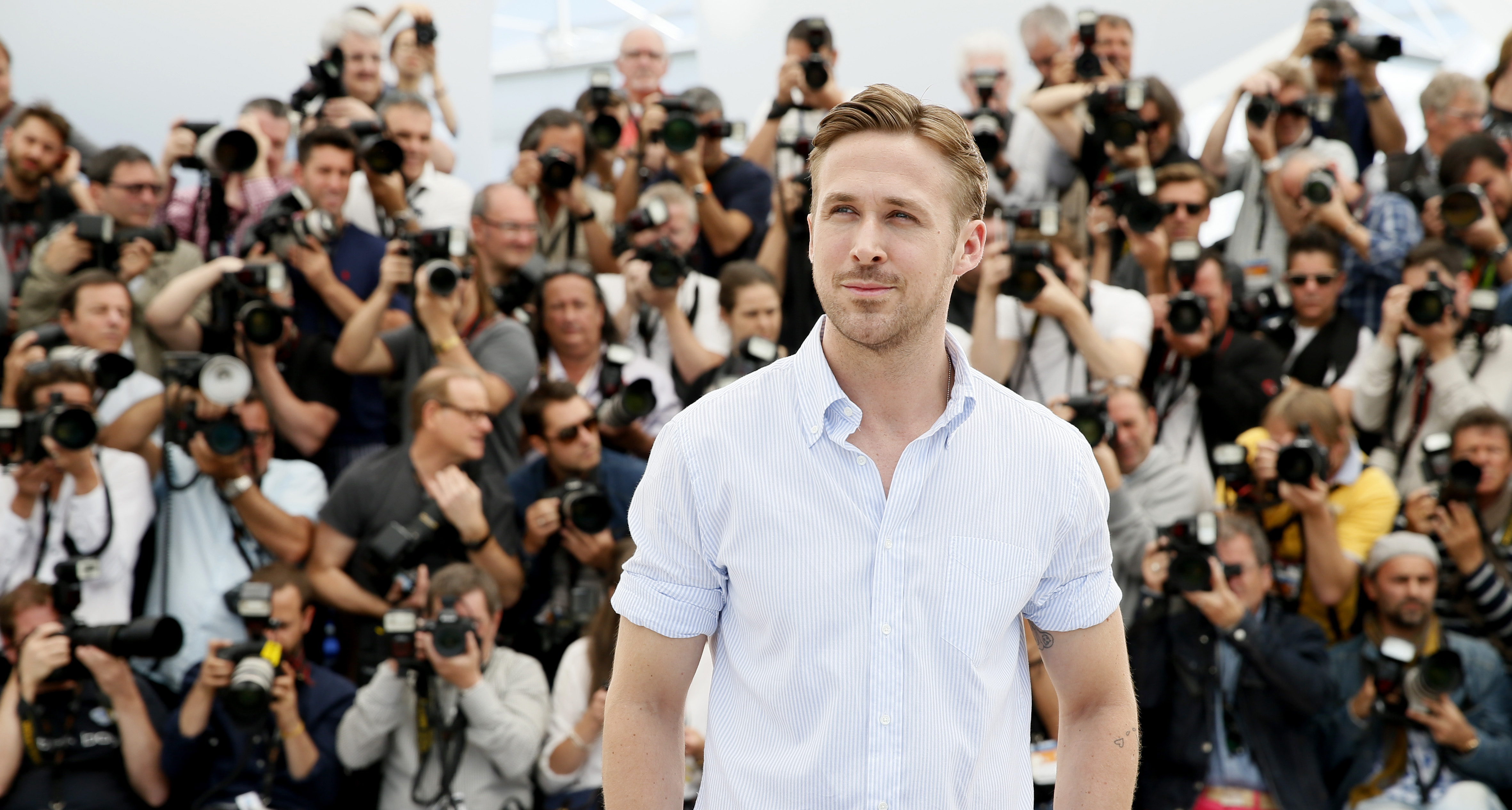 Director Ryan Gosling poses during a photo call for Lost River at the 67th international film festival, Cannes, southern France, Tuesday, May 20, 2014. (AP Photo/Alastair Grant) (AP)