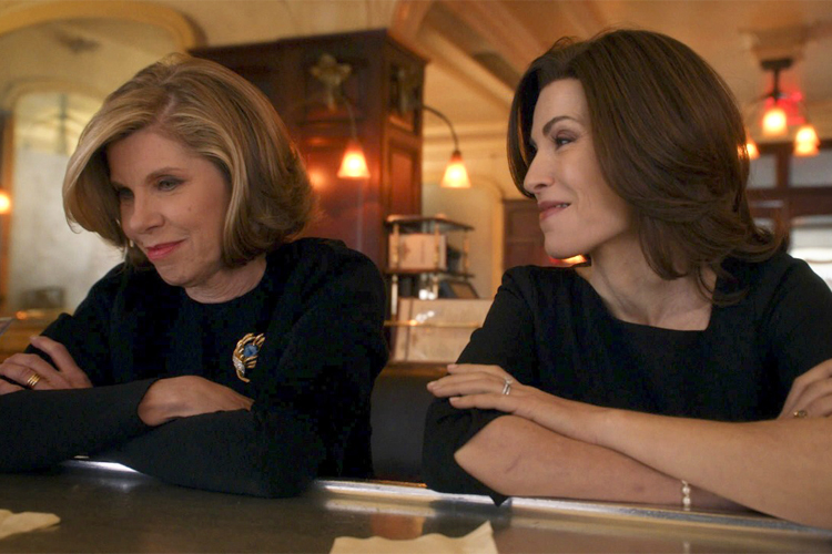 Christine Baranski and Julianna Margulies in "The Good Wife" (CBS)