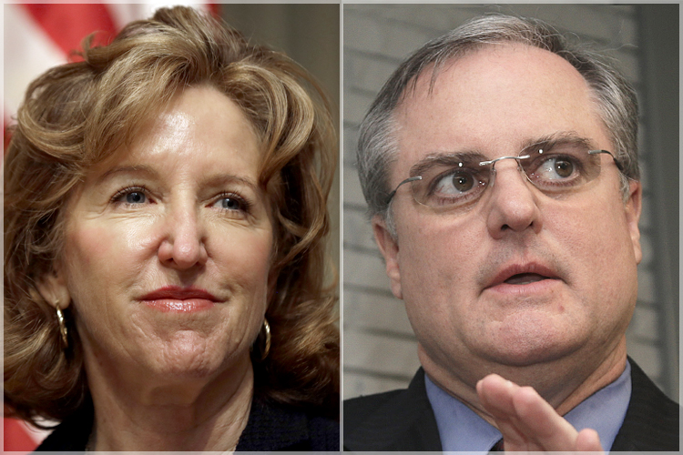 Kay Hagan, Mark Pryor (AP/Gerry Broome/Danny Johnston)