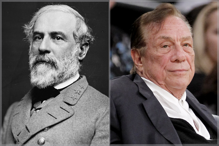Robert E. Lee, Donald Sterling (AP/Julian Vannerson/Danny Moloshok)