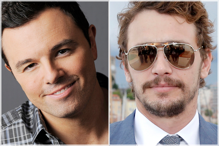 Seth MacFarlane, James Franco (AP/Chris Pizzello/Todd Williamson)