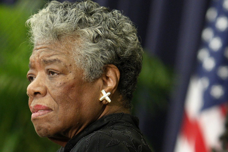 Maya Angelou (Reuters/Jim Young)