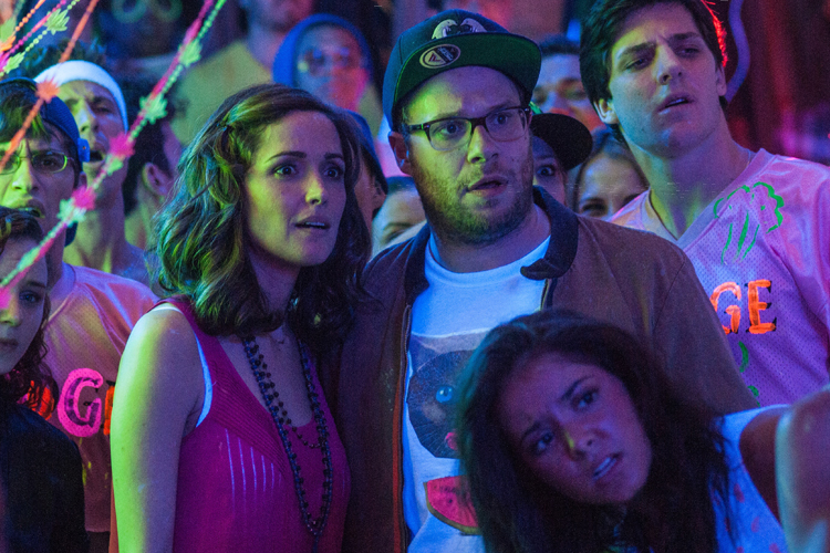 Rose Byrne, Seth Rogen in "Neighbors" (Universal Pictures)