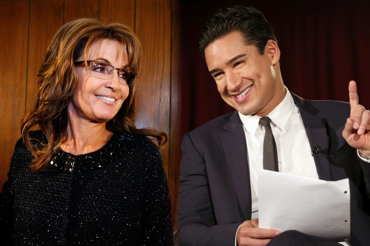 Sarah Palin, Mario Lopez (Reuters/Chris Keane/AP/Matt Sayles/photo collage by Salon)