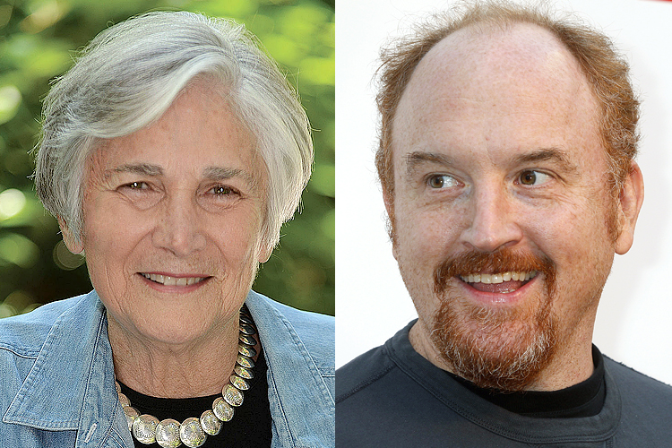 Diane Ravitch, Louie C.K. (Knopf/Reuters/Fred Prouser)