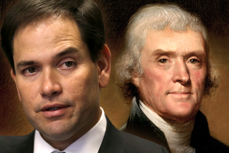 Marco Rubio, Thomas Jefferson (Reuters/Gary Cameron/Salon)