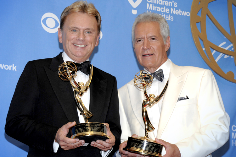Pat Sajak, Alex Trebek (AP/Dan Steinberg)