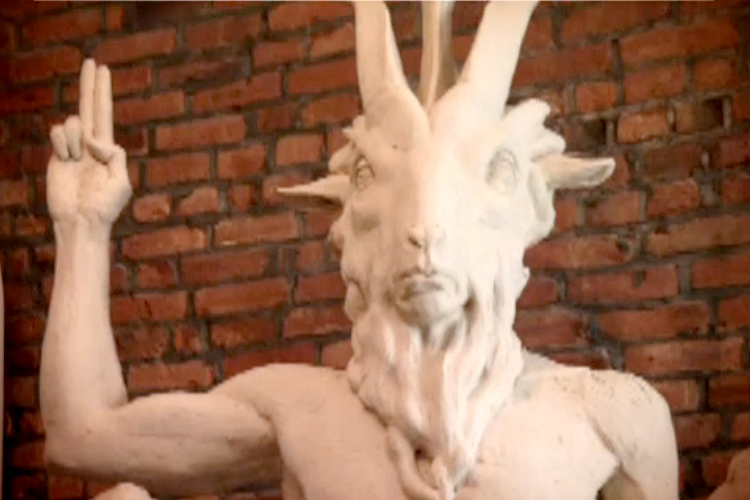 Sculpture created by the Satanic Temple (MSNBC)