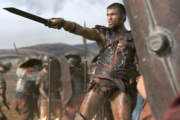 Liam McIntyre in "Spartacus"