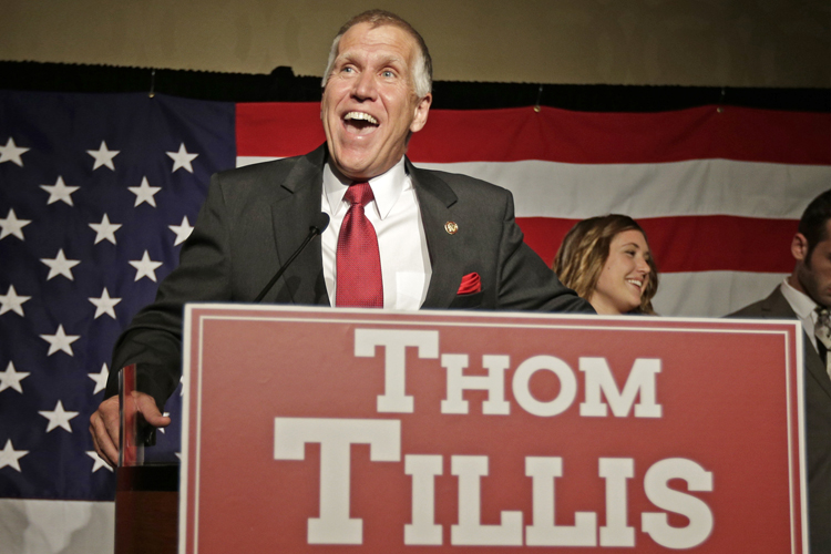Thom Tillis (AP/Chuck Burton)