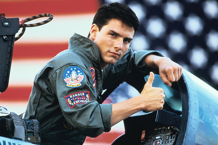 Tom Cruise in "Top Gun" (Paramount Pictures)