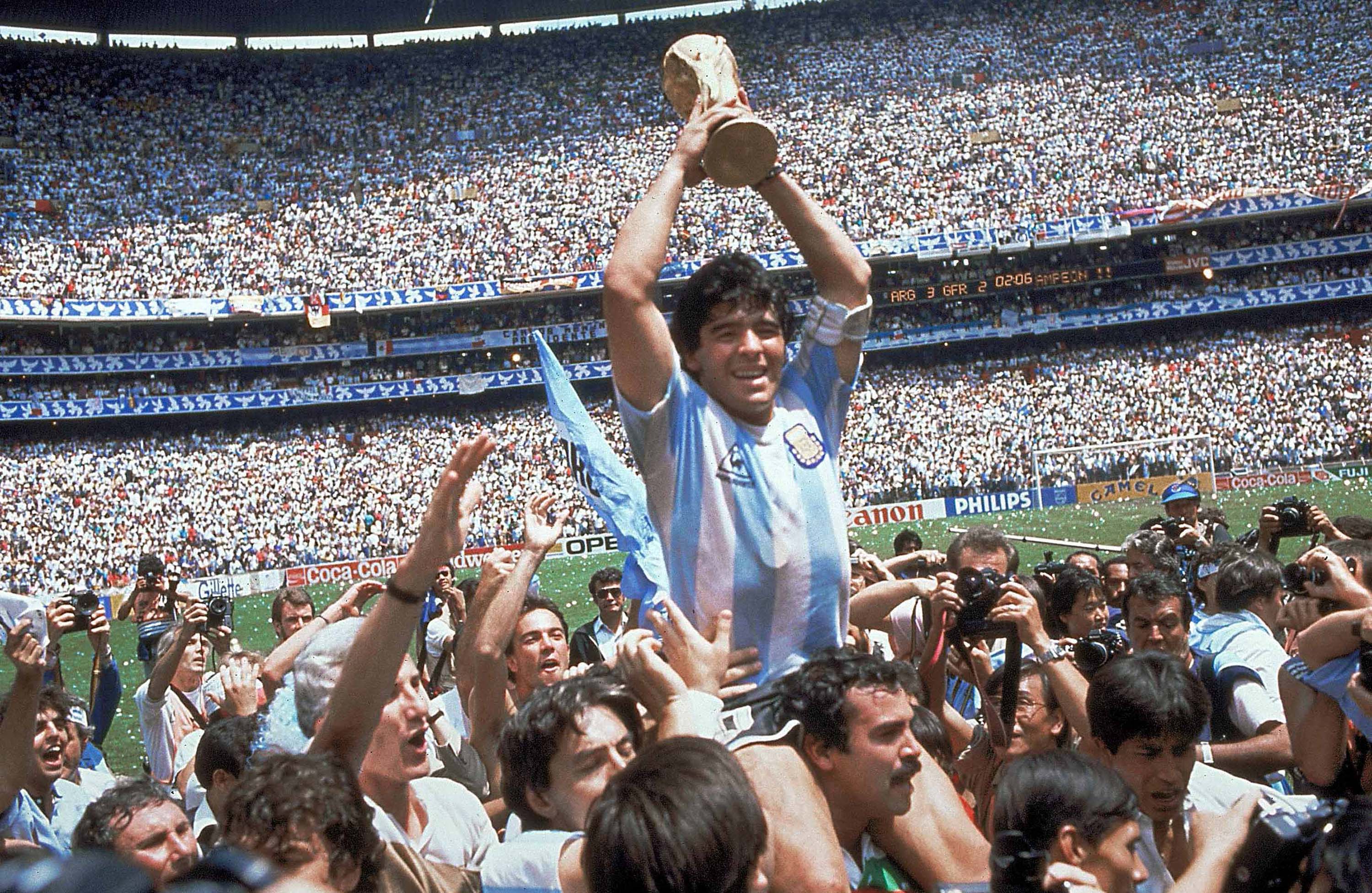 Diego Maradona of Argentina (AP/Carlo Fumagalli)
