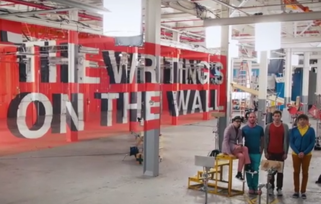 OK Go's "The Writing's on the Wall" (Screenshot)