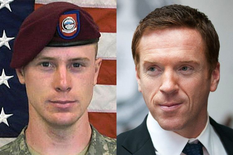Bowe Bergdahl, Damian Lewis as Nicholas Brody in "Homeland" (AP/U.S. Army/Showtime/Kent Smith)