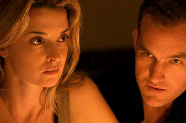 Emily Foxler and Maury Sterling in "Coherence." (Oscilloscope Laboratories)