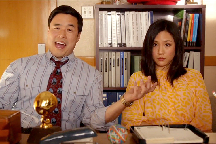 Randall Park and  Constance Wu in "Fresh Off the Boat" (ABC)