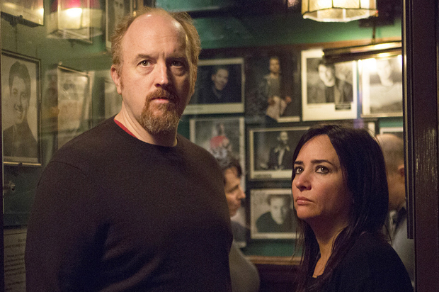 Louis C.K. and Pamela Adlon in "Louie" (FX/KC Bailey)