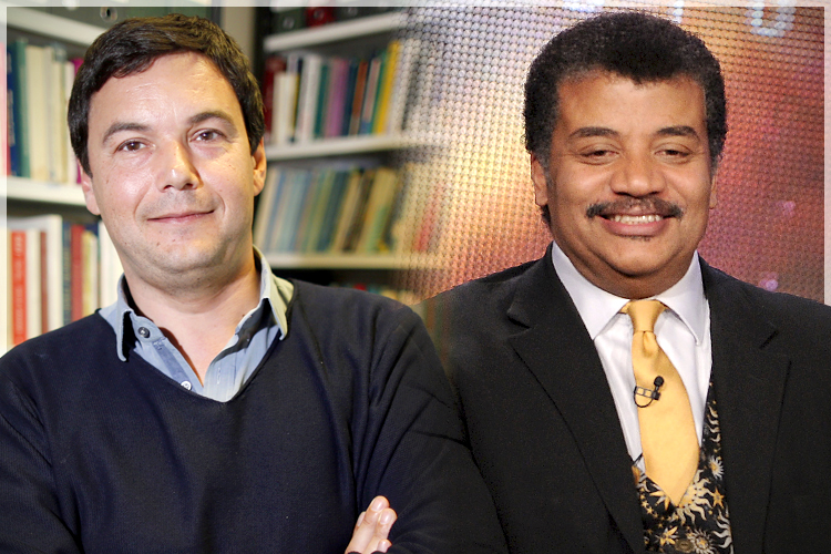 Thomas Piketty, Neil deGrasse Tyson (Reuters/Charles Platiau/AP/Frank Micelotta)